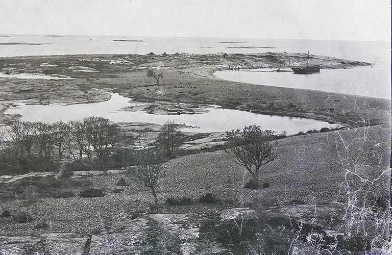 Строительство нового маяка, 1920 г.
